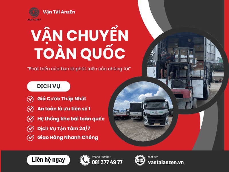 AnzEn sở hữu năng lực vận tải toàn diện