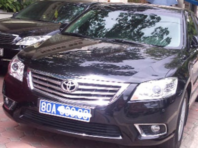 Biển số 80 được cấp cho các cơ quan trung ương (minh hoạ)