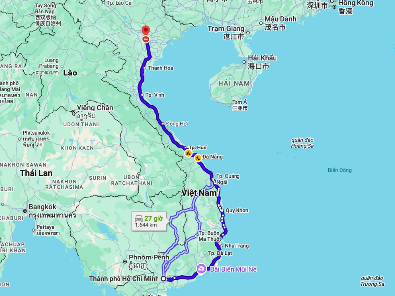 Khoảng cách từ Hà Nội đến TP HCM bao nhiêu km? Lộ trình Vận tải & Bảng giá Cước 2026